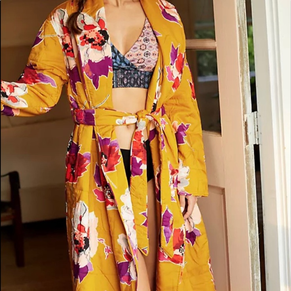 Anthropologie Floral Robe